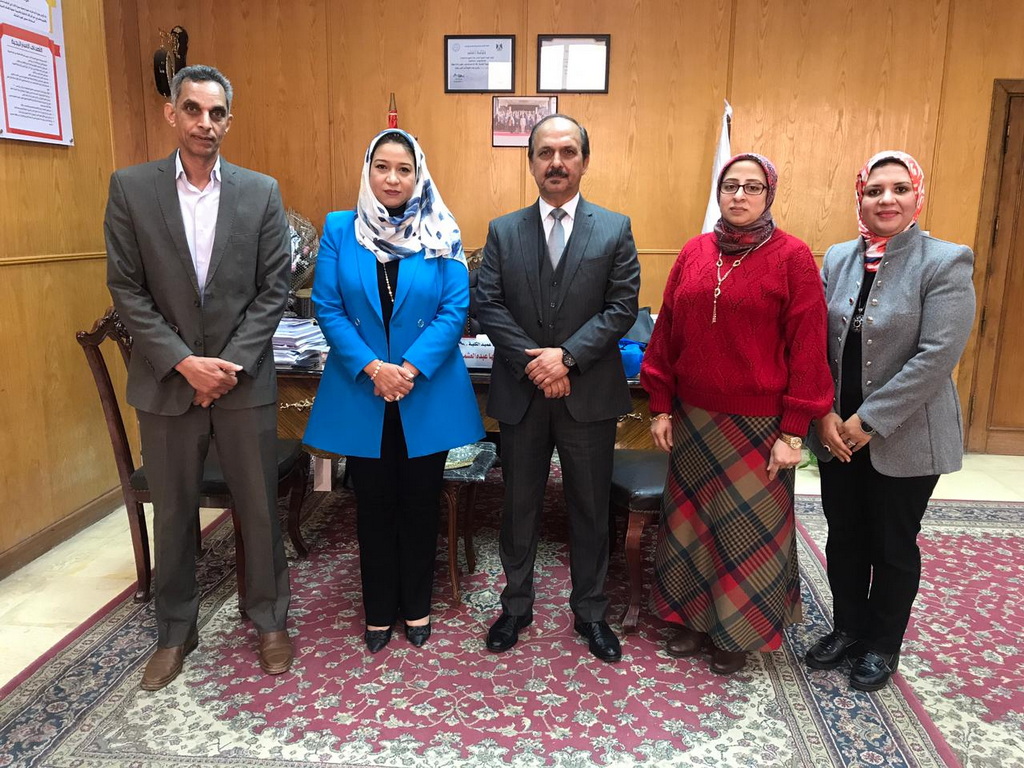 Examining the possibility of holding a joint scientific cooperation between the College of Veterinary Medicine, Mansoura University and the College of Veterinary Medicine, University of Baghdad