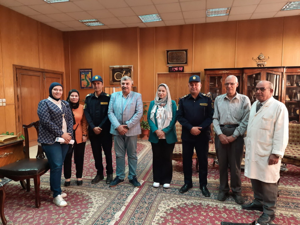 A workshop entitled (The concept of civil protection and methods of firefighting)