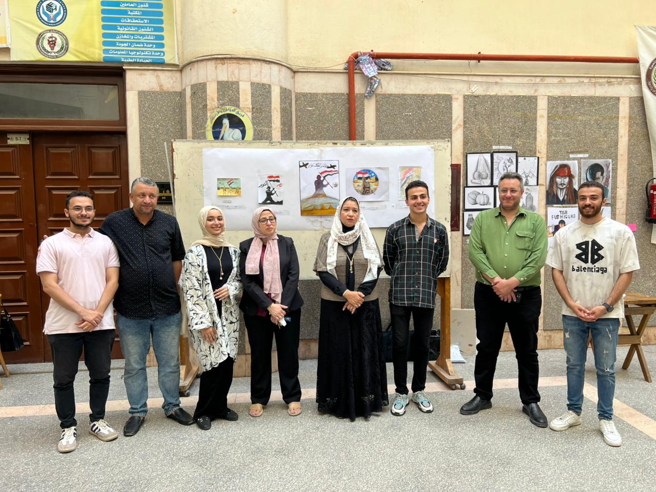 معرض فني بمناسبة الاحتفال بالذكرى ال52 لإنتصارات حرب السادس من أكتوبر